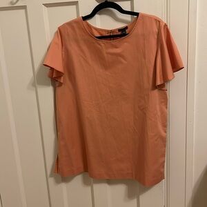 Ann Taylor Blouse Soft Orange